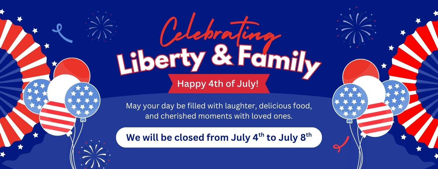 Steve's Custom Jewelers Closed on Independence Day